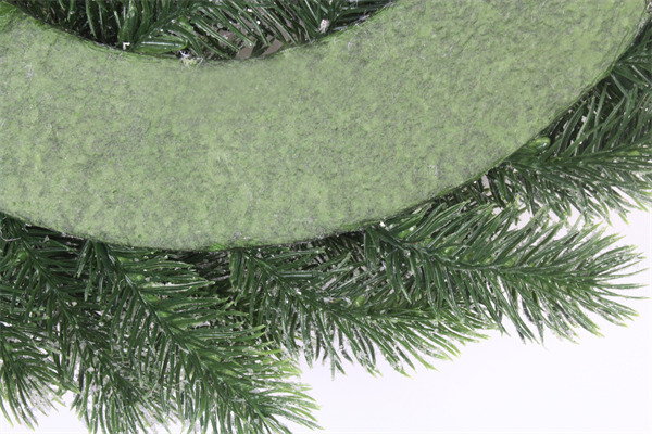 Couronnes de Noël pour porte d&#39;entrée avec lumières finition glace