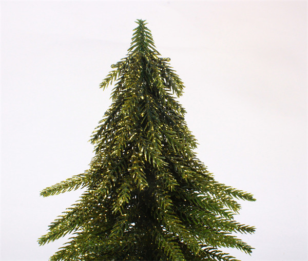 Décorations de Noël avec socle en bois de jute finition dorée