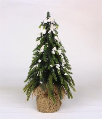 Décorations de Noël avec socle en bois de jute