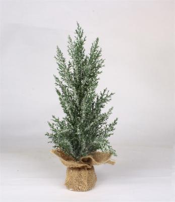 Sapin de Noël avec base en tissu