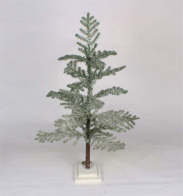 Christmas Decorations with Wood Base Ice Finish.jpg